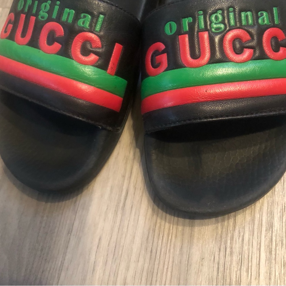 Gucci Children’s Rubber Slides - Picture 3 of 7